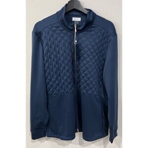 Greg Norman Women's Full Zip Quilted Jacket  Vest, Blue, Size XXL/TG